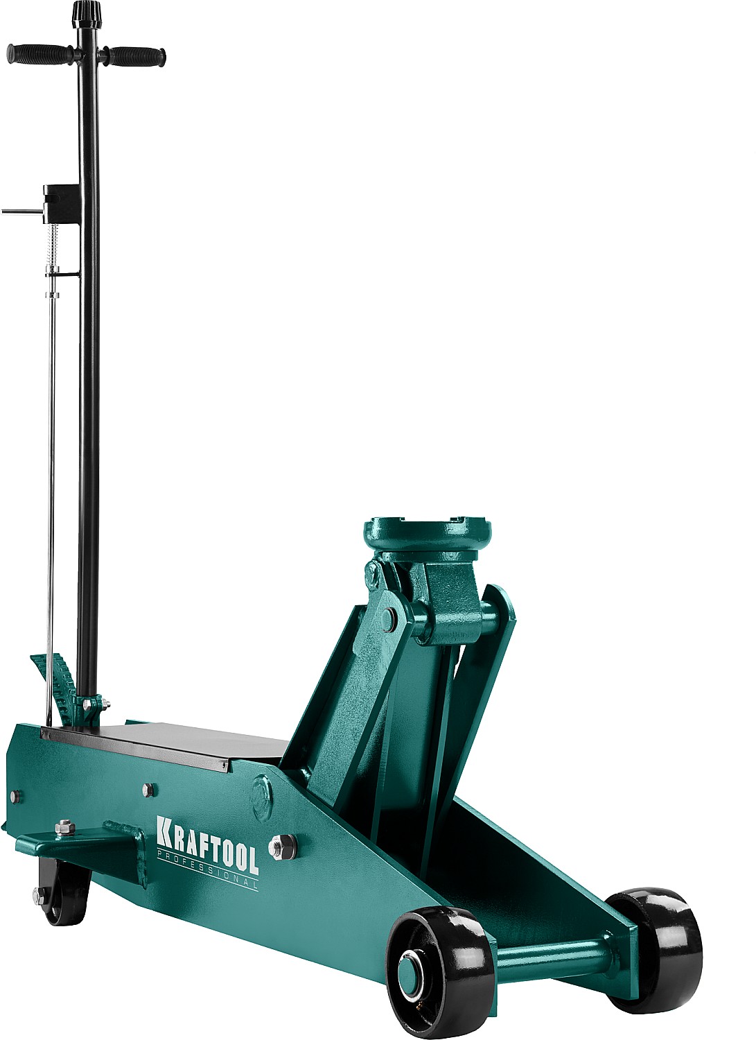 KRAFTOOL HIGH-LIFT, 10 т, 160 - 560 мм, для тяжелой техники, подкатной домкрат (43455-10) — фото 4