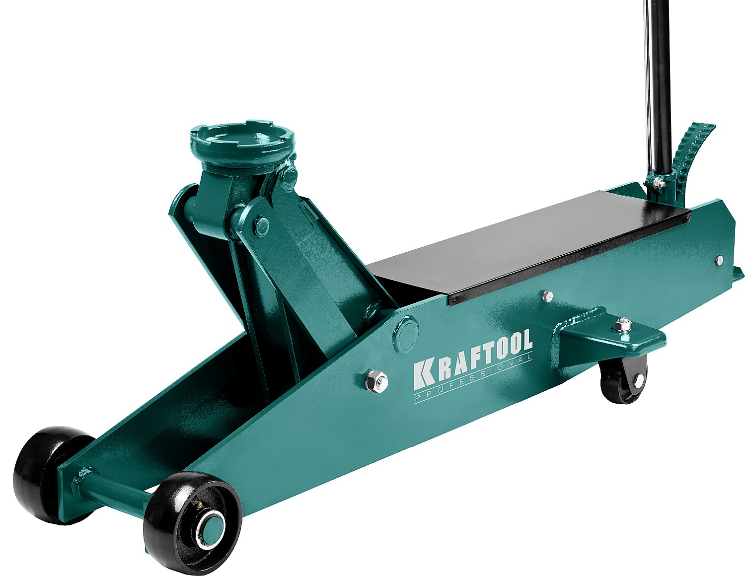 KRAFTOOL HIGH-LIFT, 10 т, 160 - 560 мм, для тяжелой техники, подкатной домкрат (43455-10) — фото 7