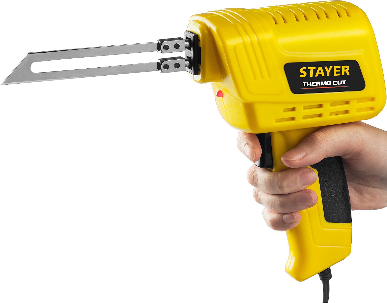 STAYER Thermo cut, 150 Вт, в наборе: 2 ножа, быстрый рез пенопласта + пластика, прибор для терморезки (45255-H2) — фото 2