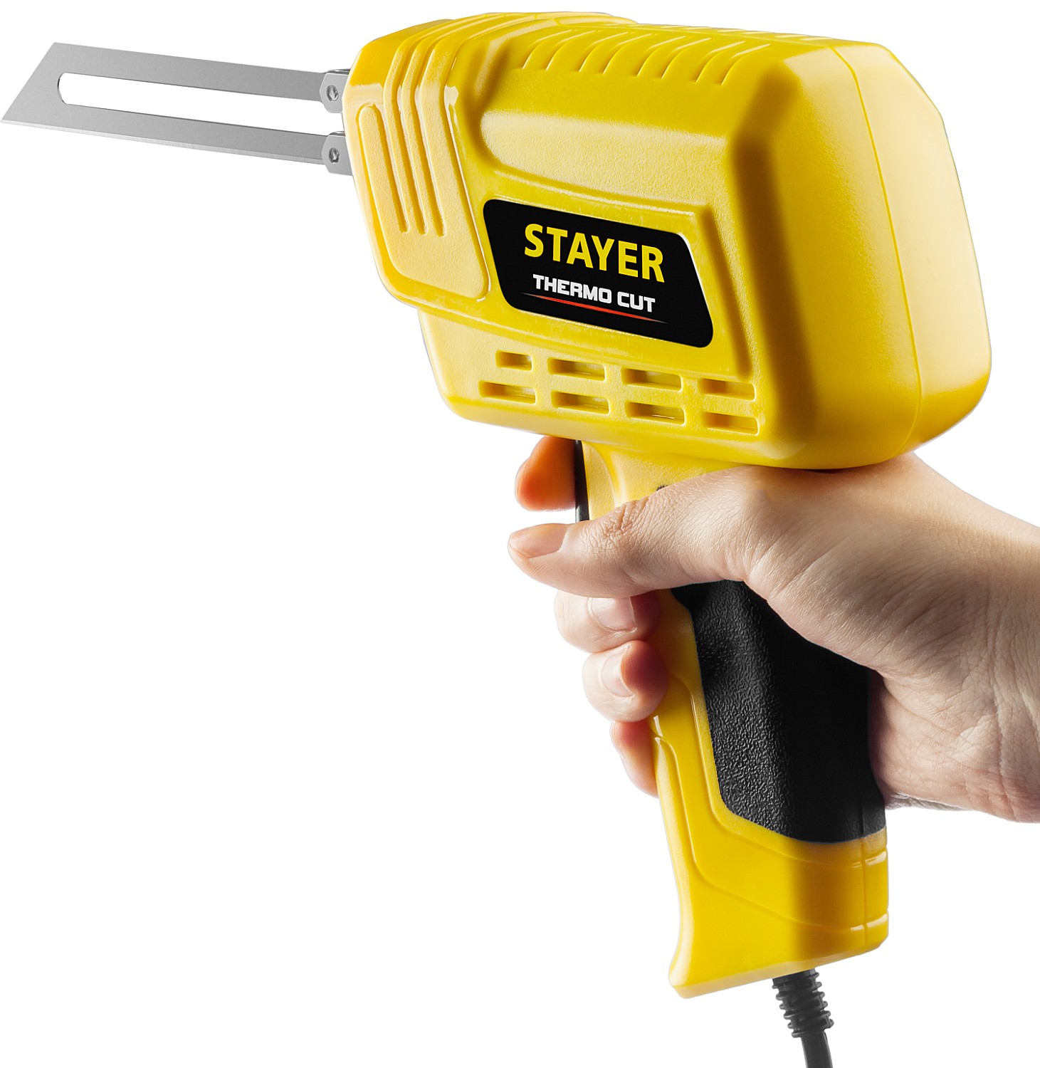 STAYER Thermo cut, 150 Вт, в наборе: 2 ножа, быстрый рез пенопласта + пластика, прибор для терморезки (45255-H2) — фото 3