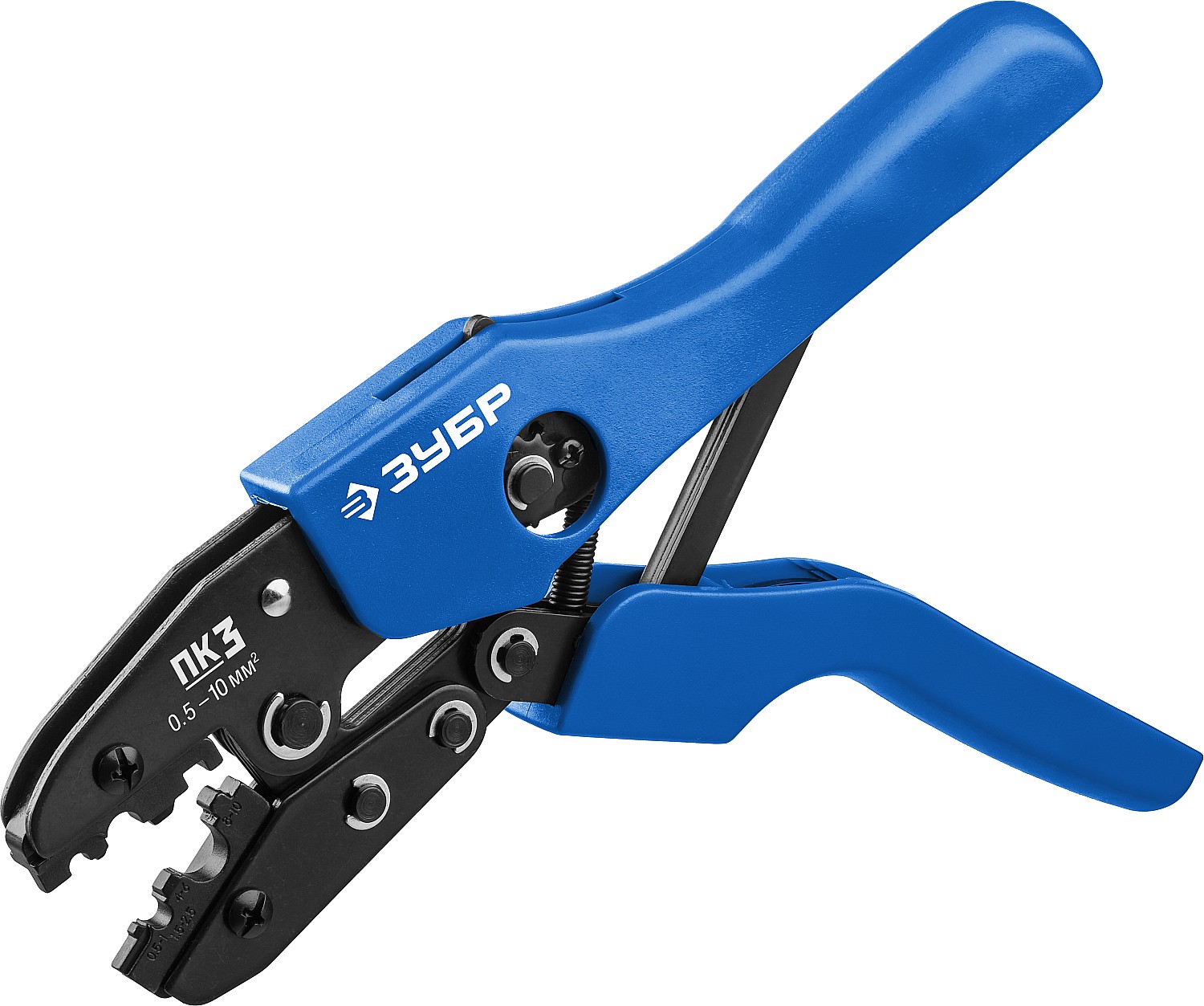 ЗУБР ПК-3, 0.5 - 10 мм2, пресс-клещи для медных наконечников и гильз, Профессионал(45456-3) — фото 2