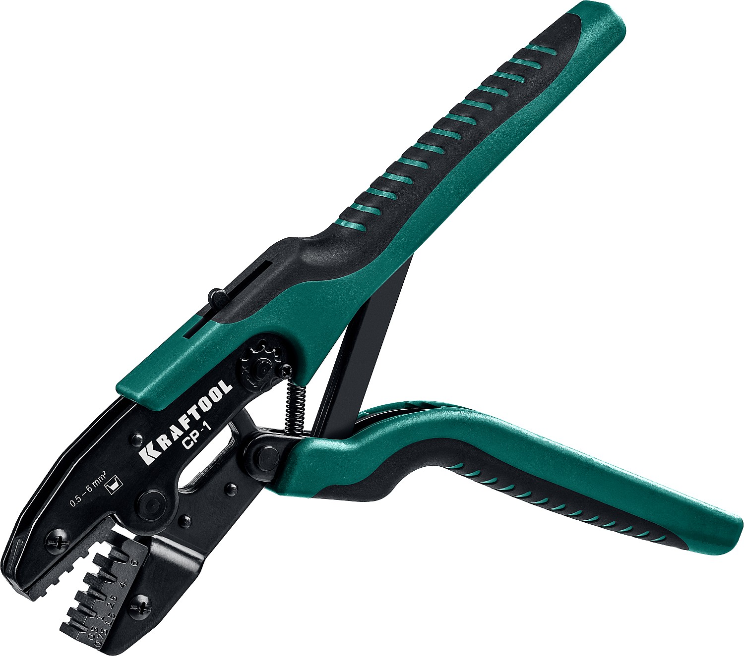 KRAFTOOL CP-1, 0.5 - 6 мм2, для втулочных наконечников, пресс-клещи (45461-1) — фото 2