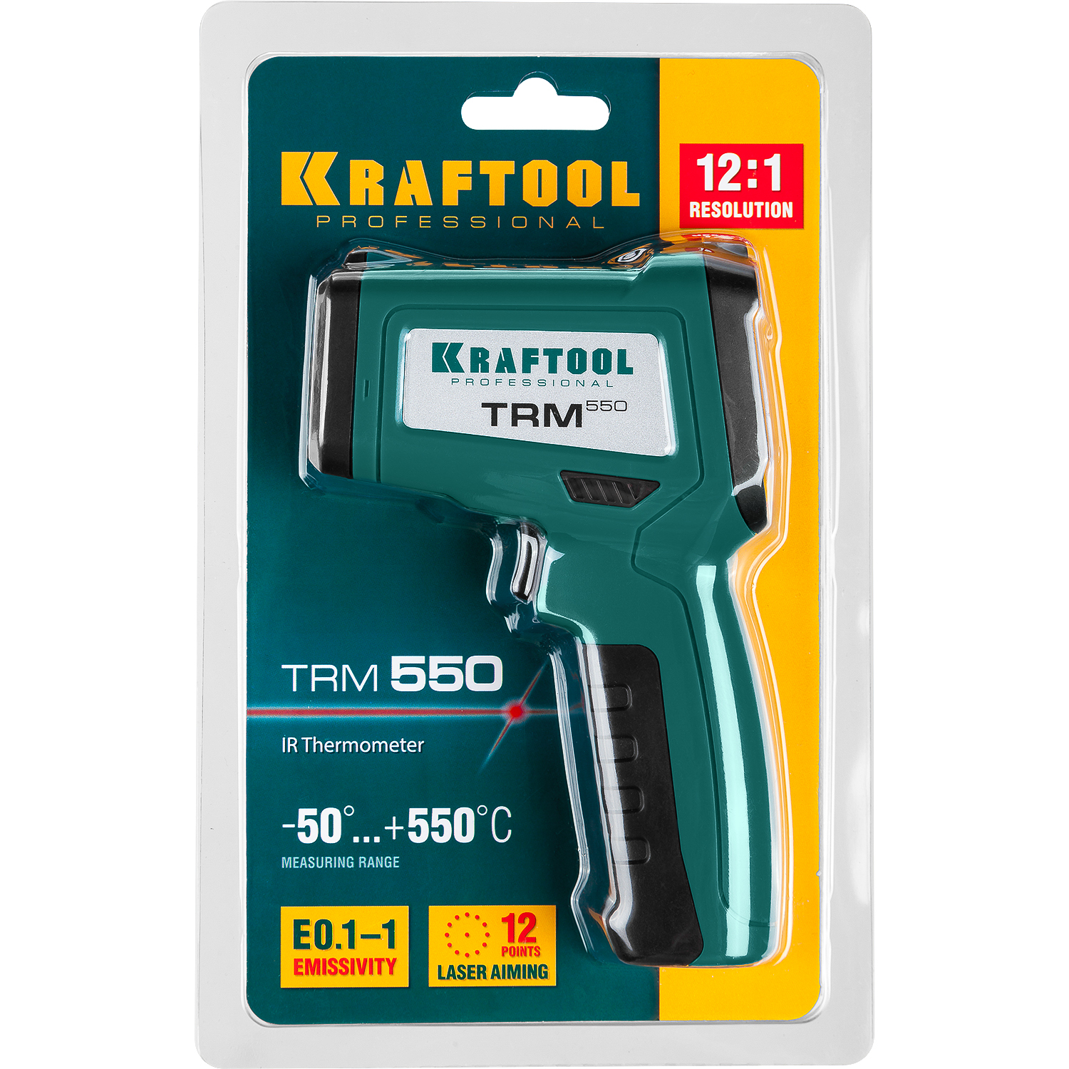 KRAFTOOL TRM-550, -50° +550°С, пирометр инфракрасный (45705-550) — фото 9