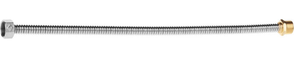 ЗУБР 1/2″, 0.4 м, гайка-штуцер, сильфонная подводка для воды (51011-G/S-040)