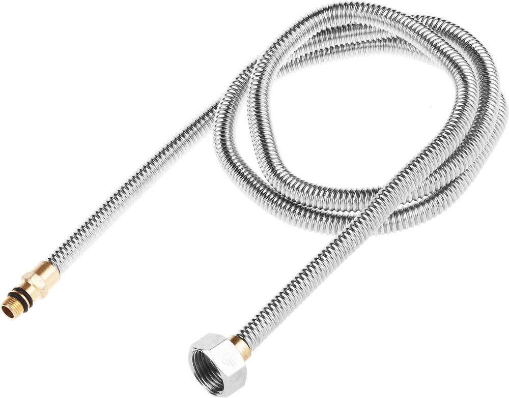 ЗУБР 1/2″, 1.2 м, гайка-штуцер, сильфонная подводка для смесителей с укороченным штуцером (51012-120)