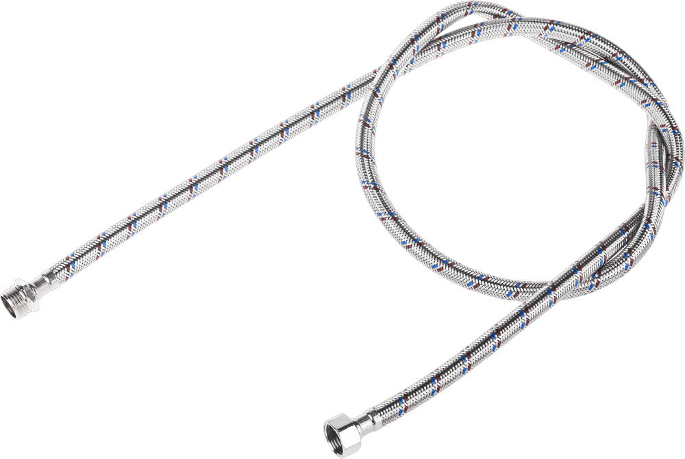 STAYER 1/2″, 1.5 м, гайка-штуцер, гибкая подводка для воды, Professional (51015-G/S-150)