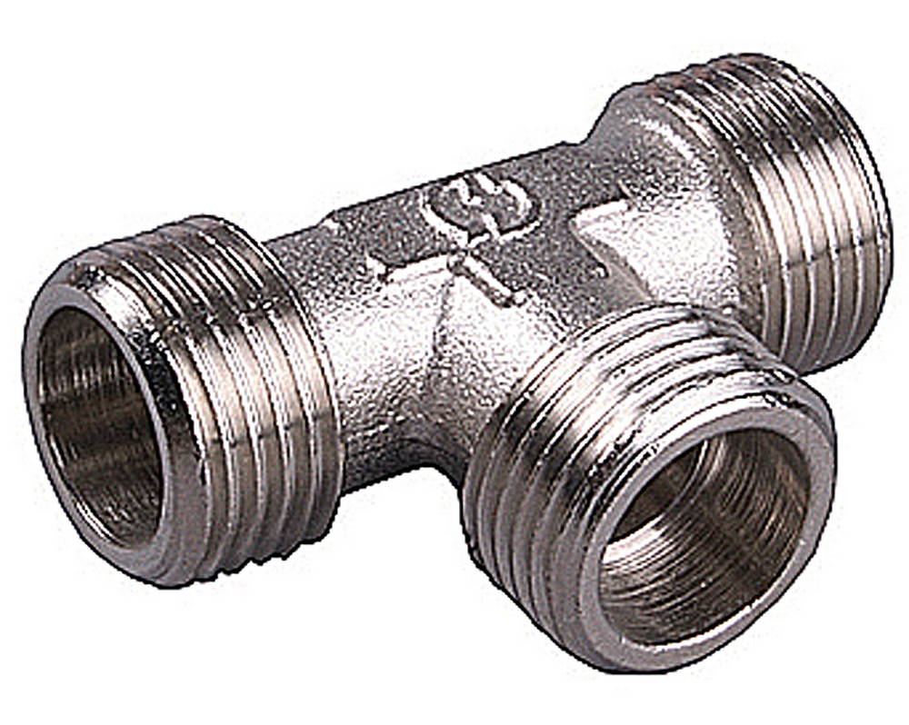 GENERAL FITTINGS наружная резьба 1/2″, никель, тройник (51051-1/2)