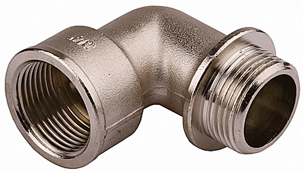 GENERAL FITTINGS гайка-штуцер, 3/4″, никель, уголок с упором (51072-G/S-3/4)