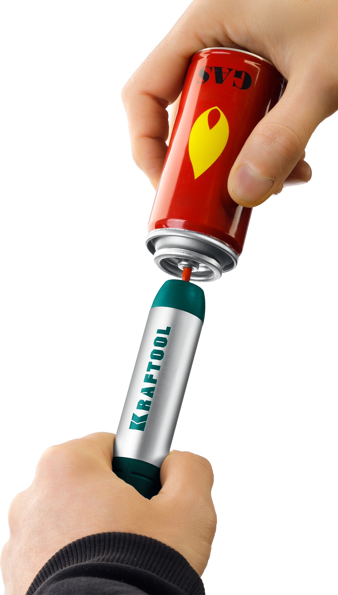 KRAFTOOL SolderGas, 120 K, 30 - 120 Вт, 1300°С, горелка, фен, пьезоподжиг, набор 10 в 1, газовый паяльник (55503-H10) — фото 18