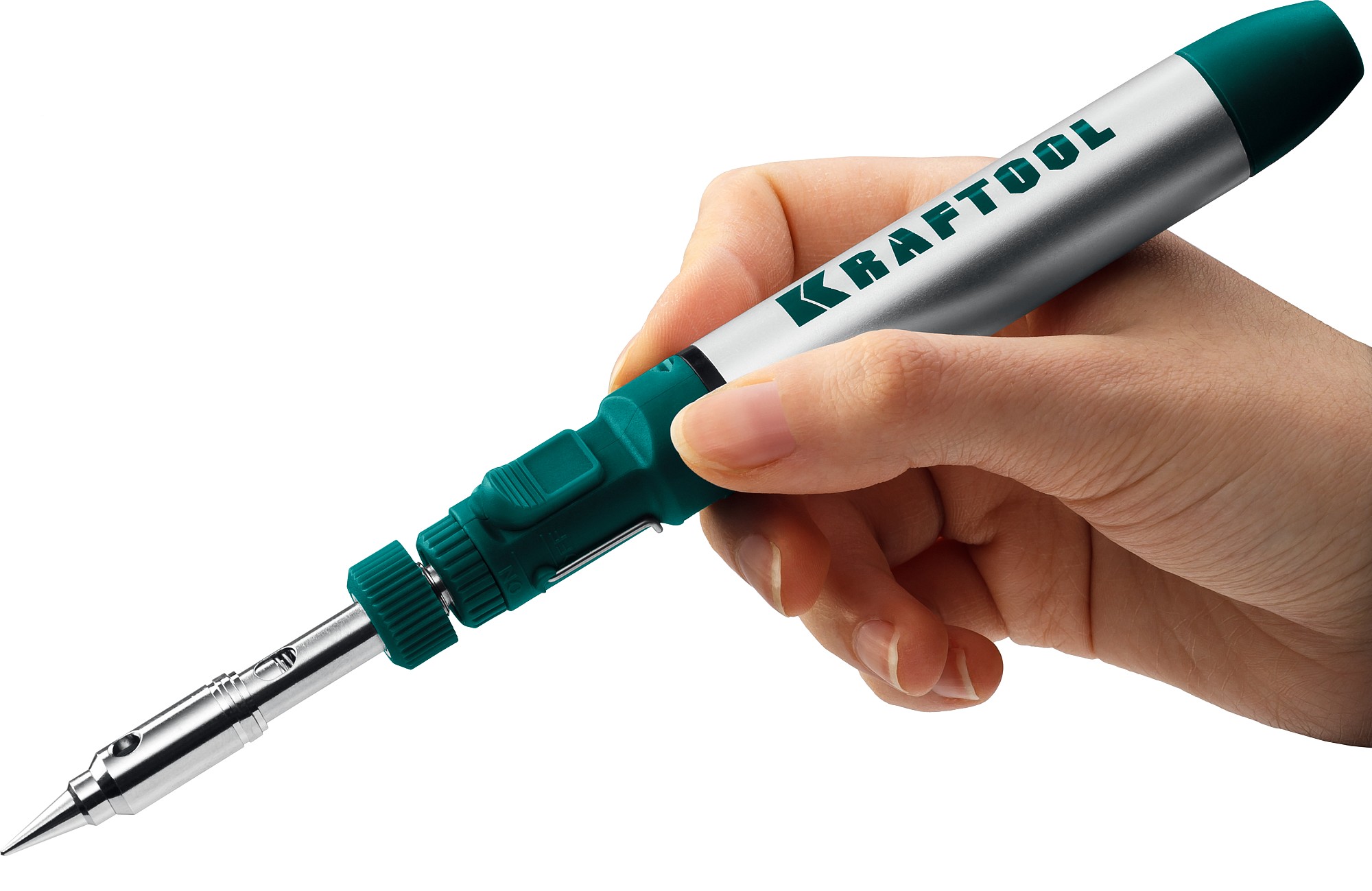 KRAFTOOL SolderGas, 70 B, 30 - 70 Вт, 1300°С, горелка, фен, набор 8 в 1, газовый паяльник (55504-H8) — фото 12