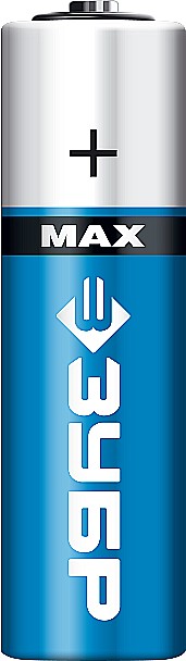 ЗУБР TURBO-MAX, АА х 4, 1.5 В, алкалиновая батарейка (59206-4C) — фото 3