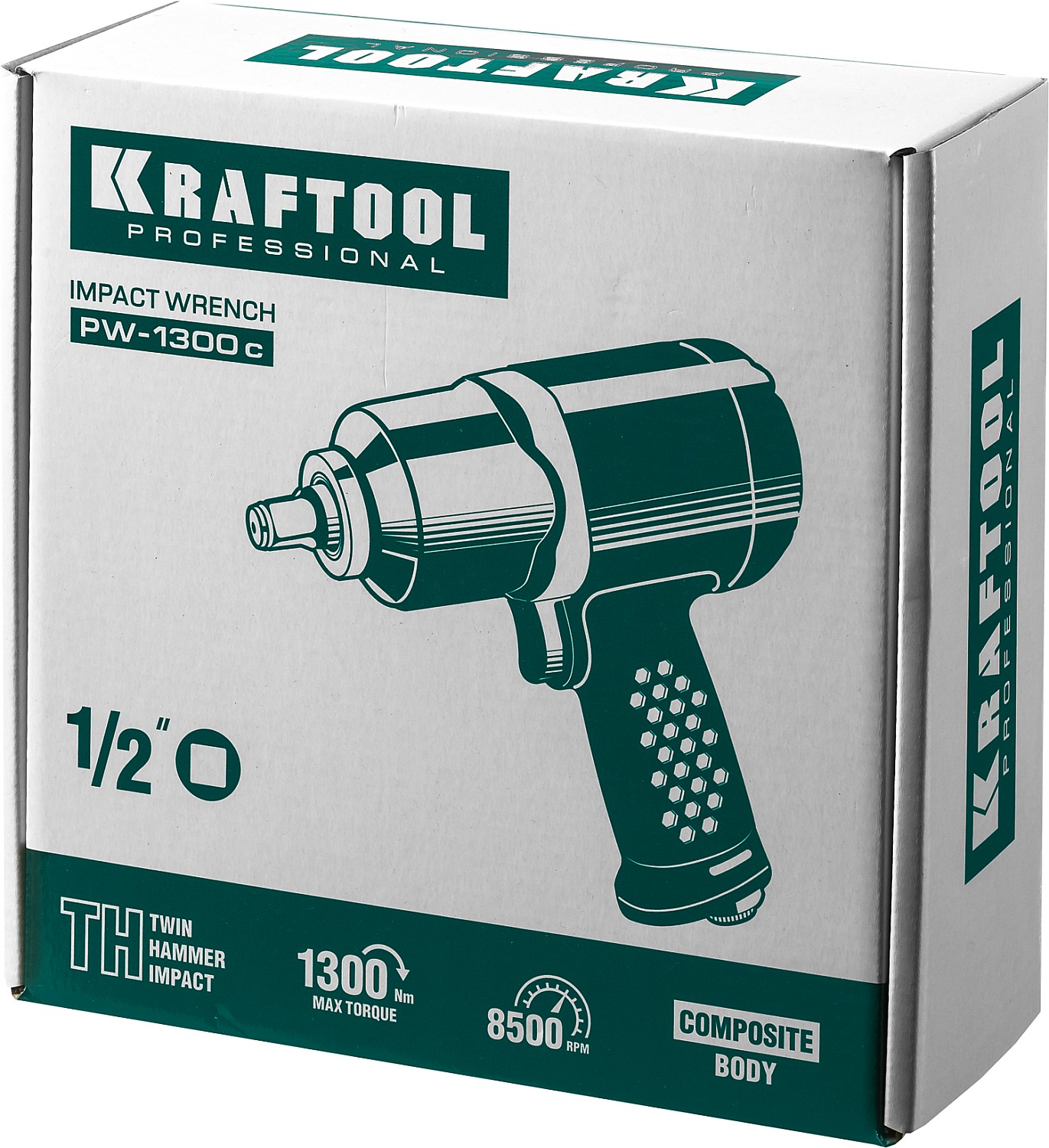 KRAFTOOL PW-1300c, 1/2″, 1300 Н·м, ударный пневматический гайковерт (64205) — фото 7