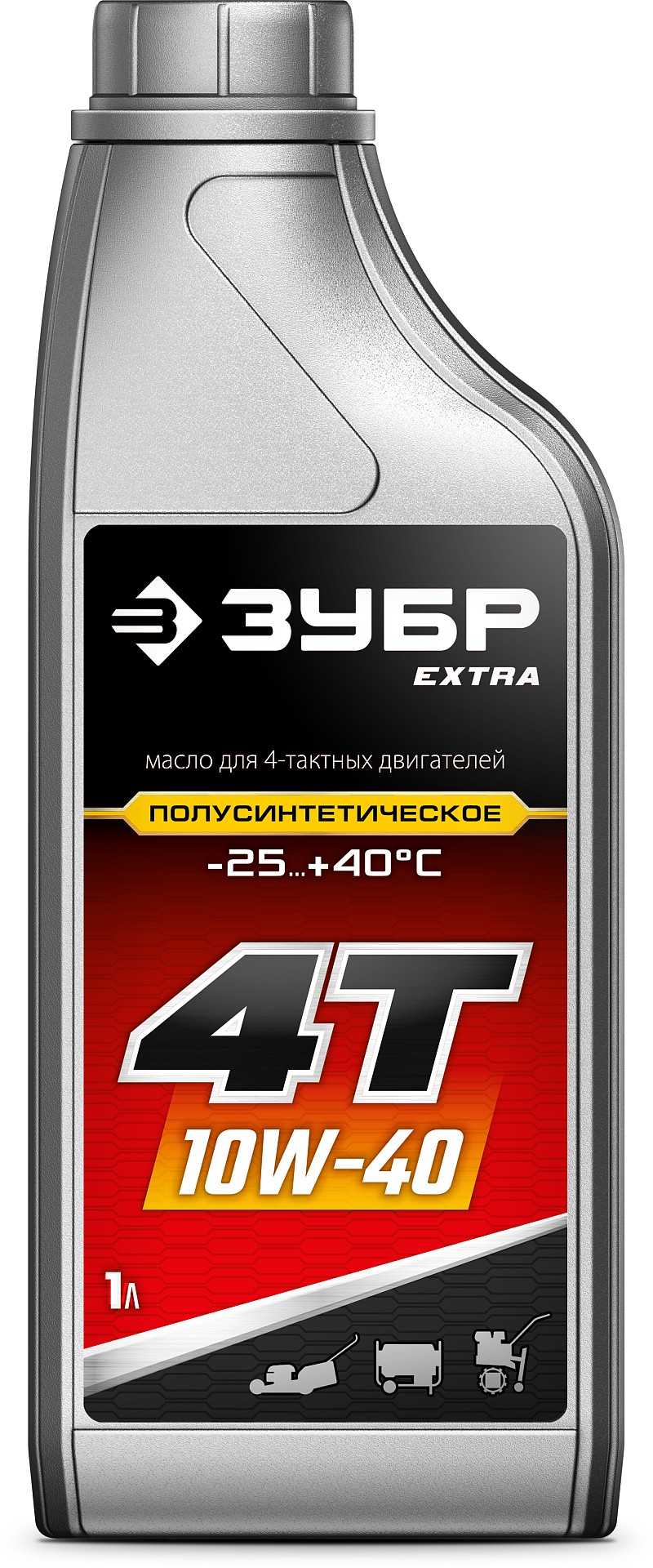 ЗУБР 4Т-10W40, 1 л, полусинтетическое масло для 4-тактных двигателей, EXTRA (70615-1) — фото 3