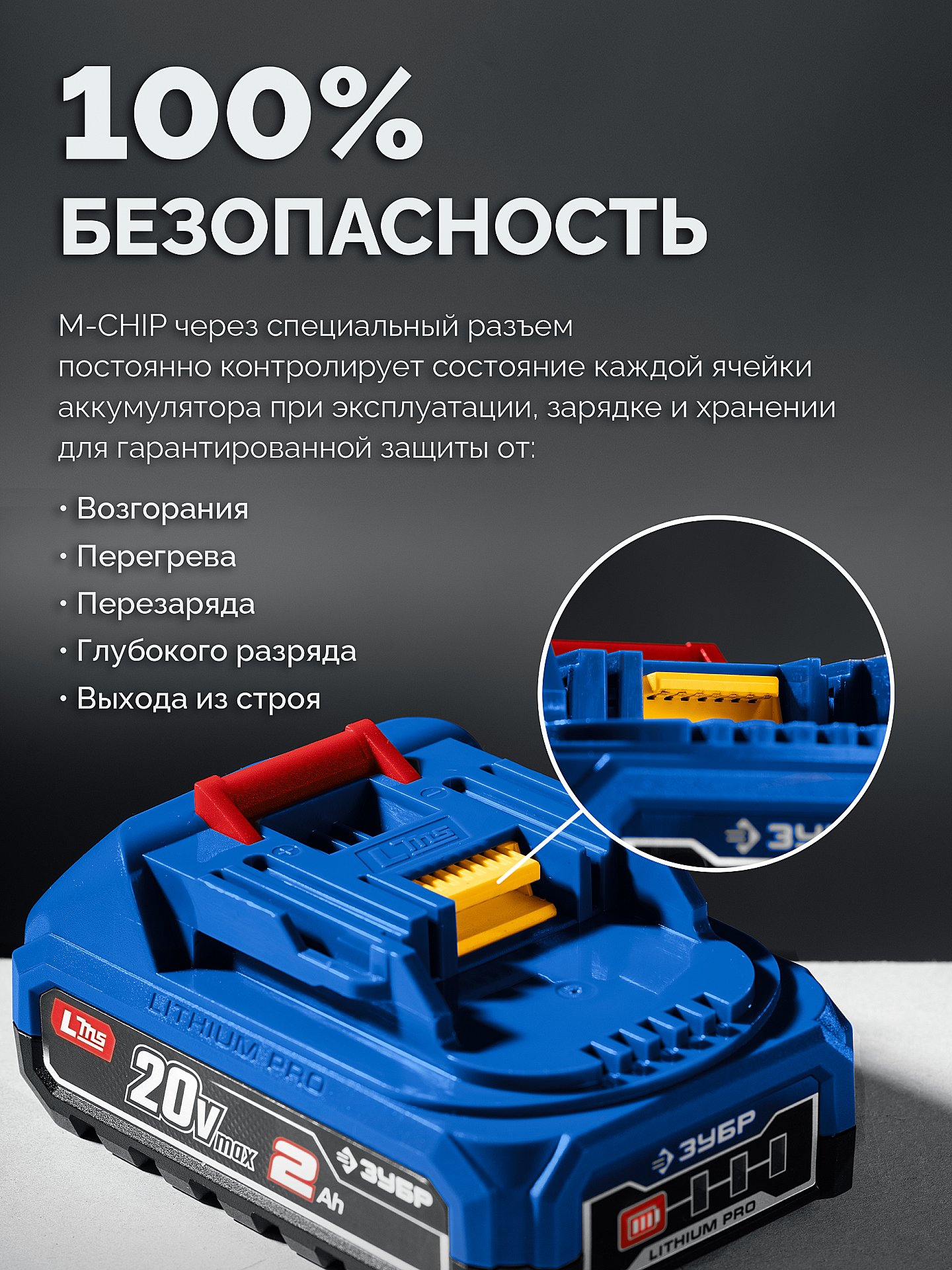 ЗУБР 20 В, 70 Н·м, 2 АКБ LMS (2 А·ч), бесщеточная дрель-шуруповерт, кейс, ПРОФЕССИОНАЛ (DB-70-22) — фото 14
