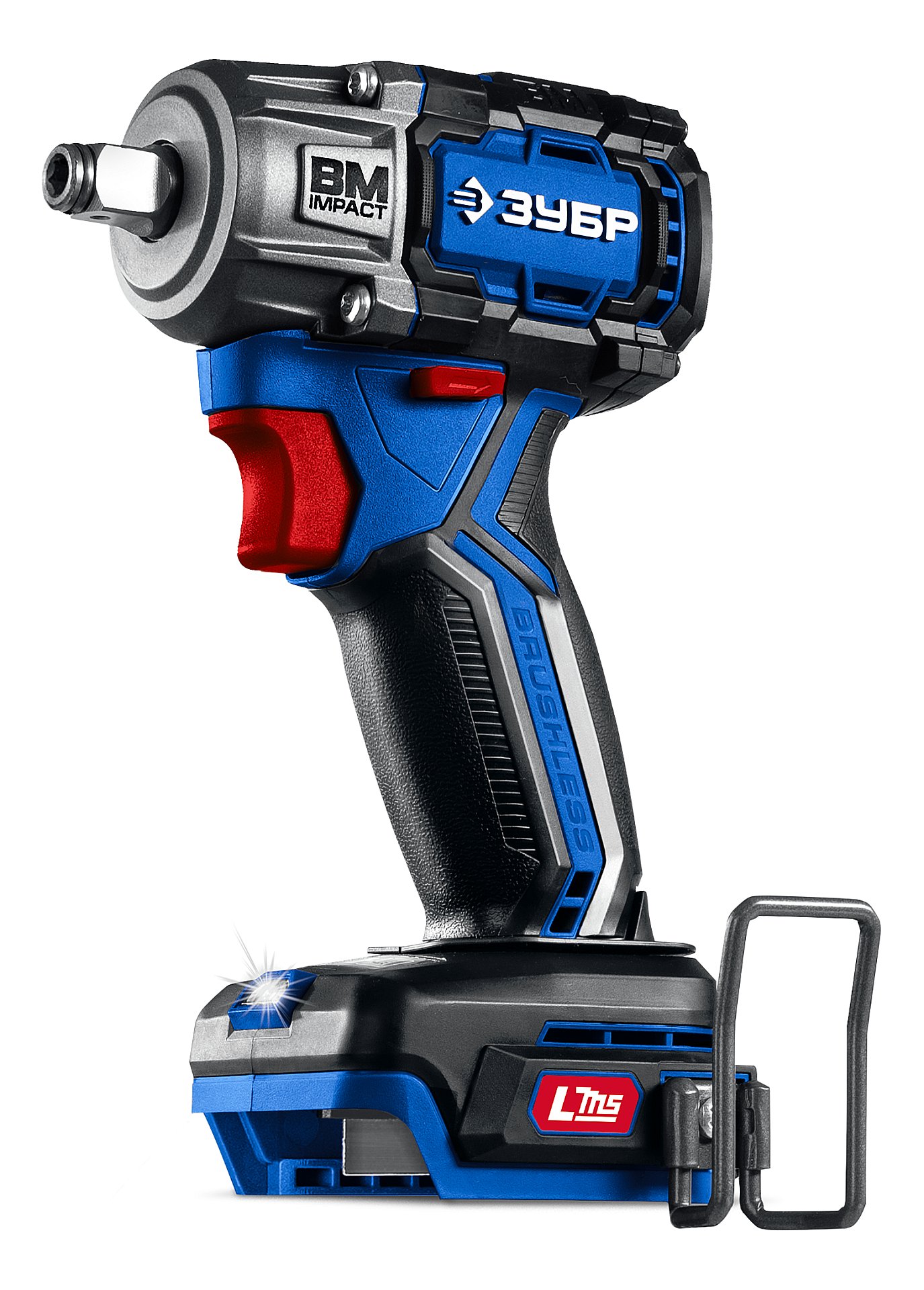 ЗУБР 20 В, 350 Н·м, без АКБ (LMS), бесщеточный ударный гайковерт, ПРОФЕССИОНАЛ (GB-350)