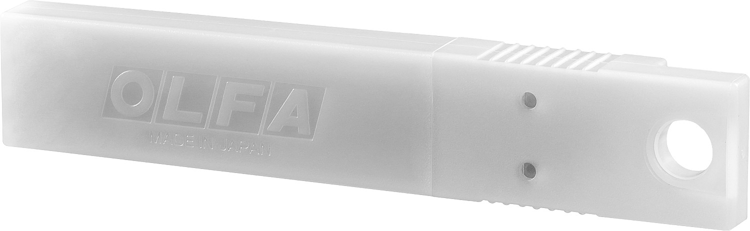 OLFA 18 мм, 3 шт, в пластиковом кейсе + блистер, серрейторные лезвия (OL-LWB-3B) — фото 4