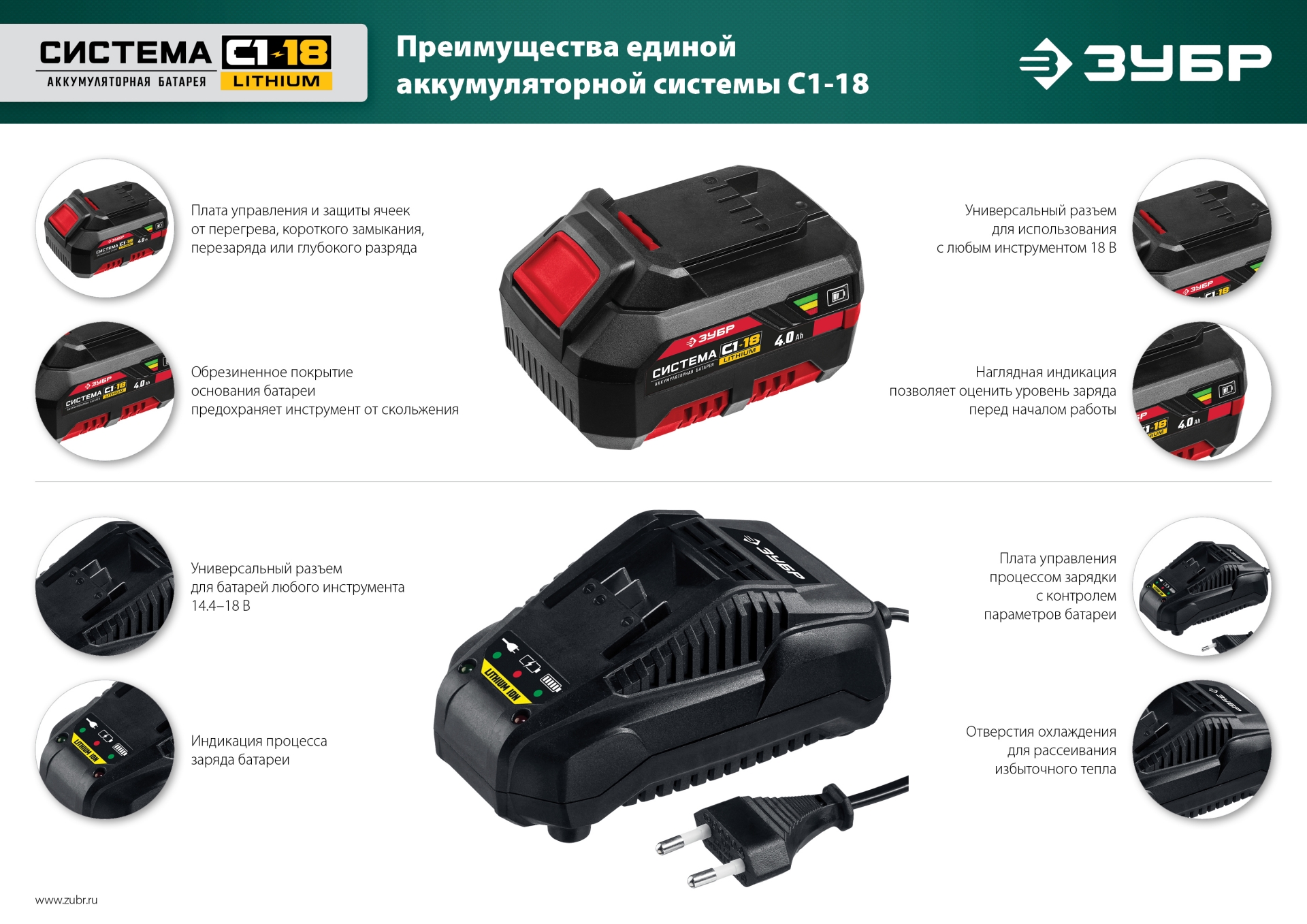ЗУБР 10 л, 1 АКБ 4 А·ч, аккумуляторный опрыскиватель (ОПЛ-10-41) — фото 17