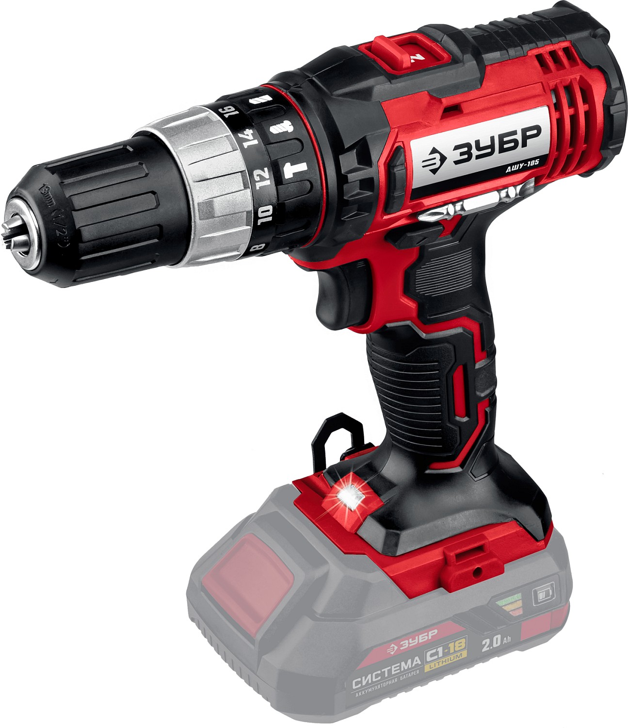 ЗУБР С1-18, 18 В, 180 мм, без АКБ, сабельная пила (СПЛ-185)