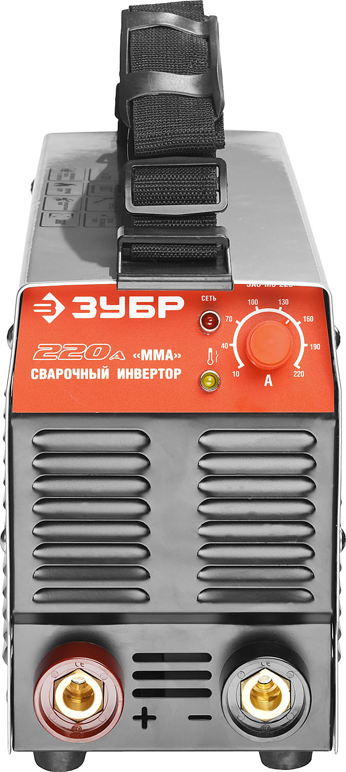 ЗУБР ММА, 220 А, MMA, сварочный аппарат инверторный, макс. электрод Ø 5.0 мм (ЗАС-М3-220) — фото 3